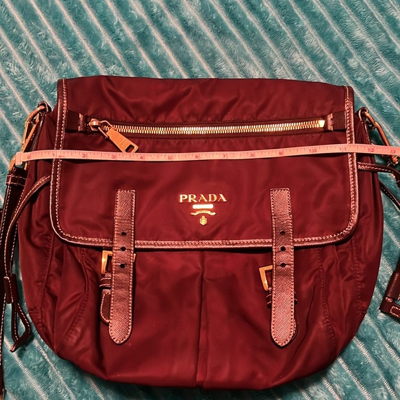Prada RARE FIND Bordeaux Large Crossbody - Picture 7 of 13
